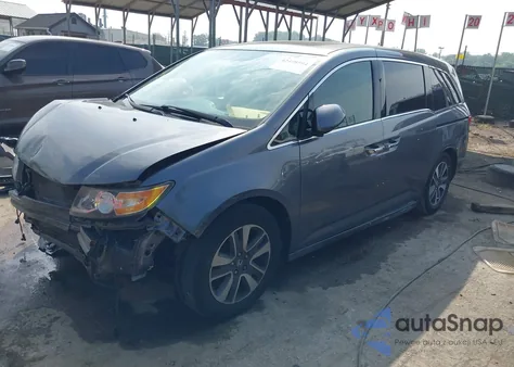 2014 Honda Odyssey Touring/Touring Elite из США, поврежденный, VIN 5FNRL5H91EB065222